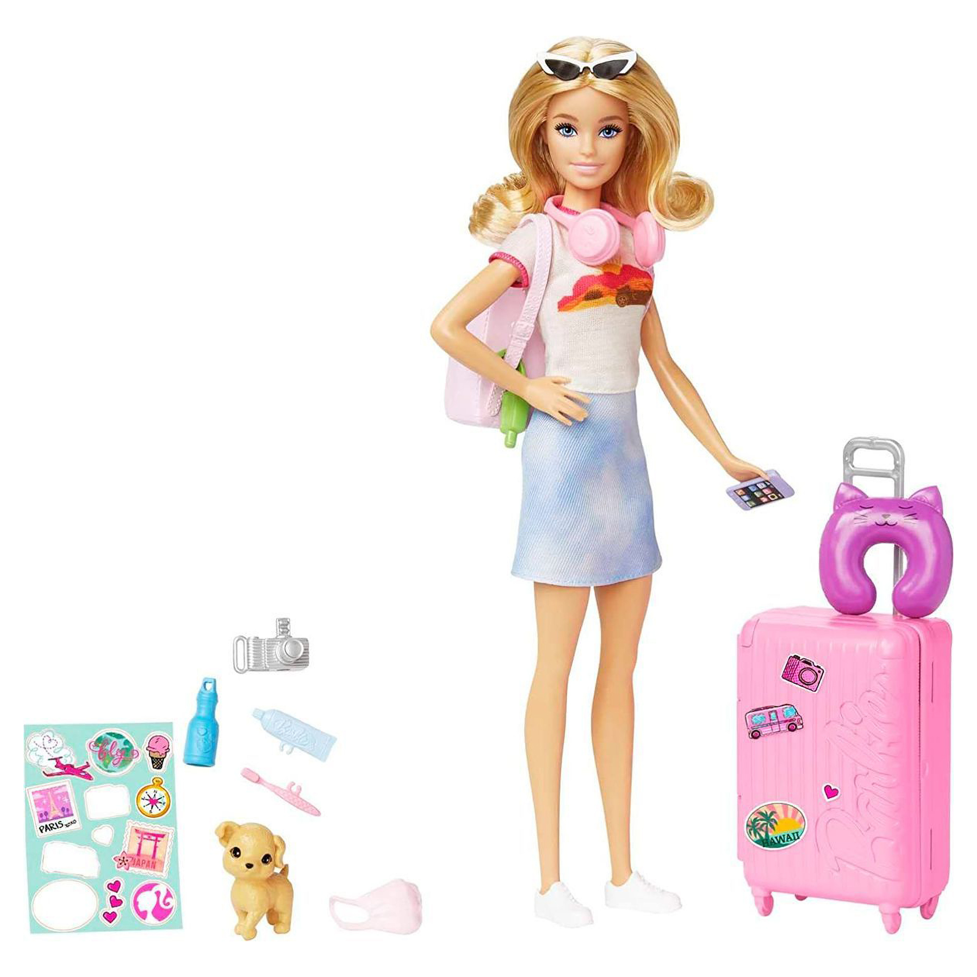 Mattel Barbie Bábika Malibu na cestách