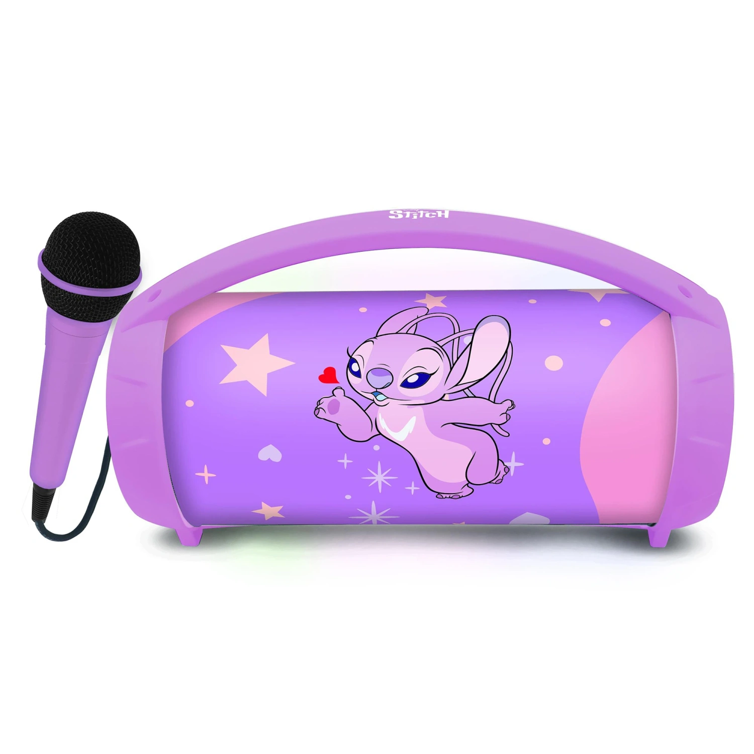 Lexibook Reproduktor s mikrofónom Boombox Angel - Disney Stitch