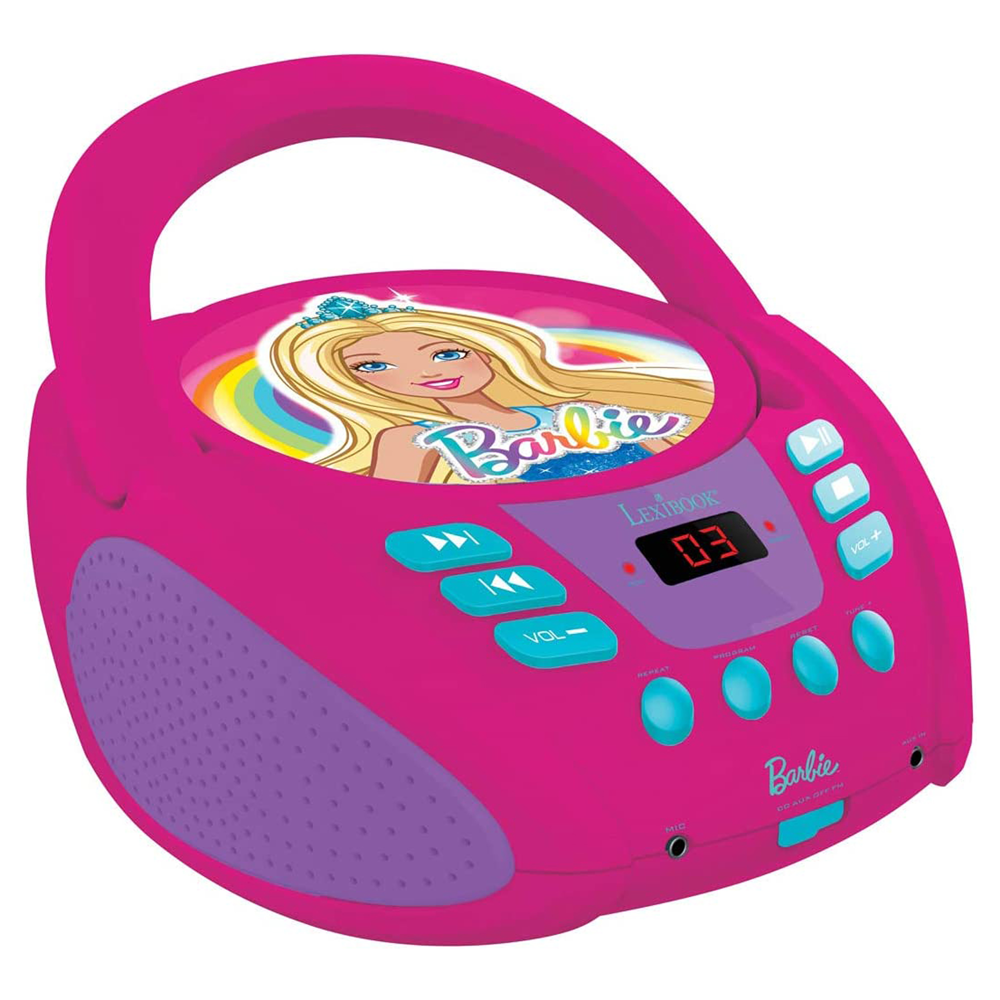Lexibook Prenosný CD prehrávač - Barbie