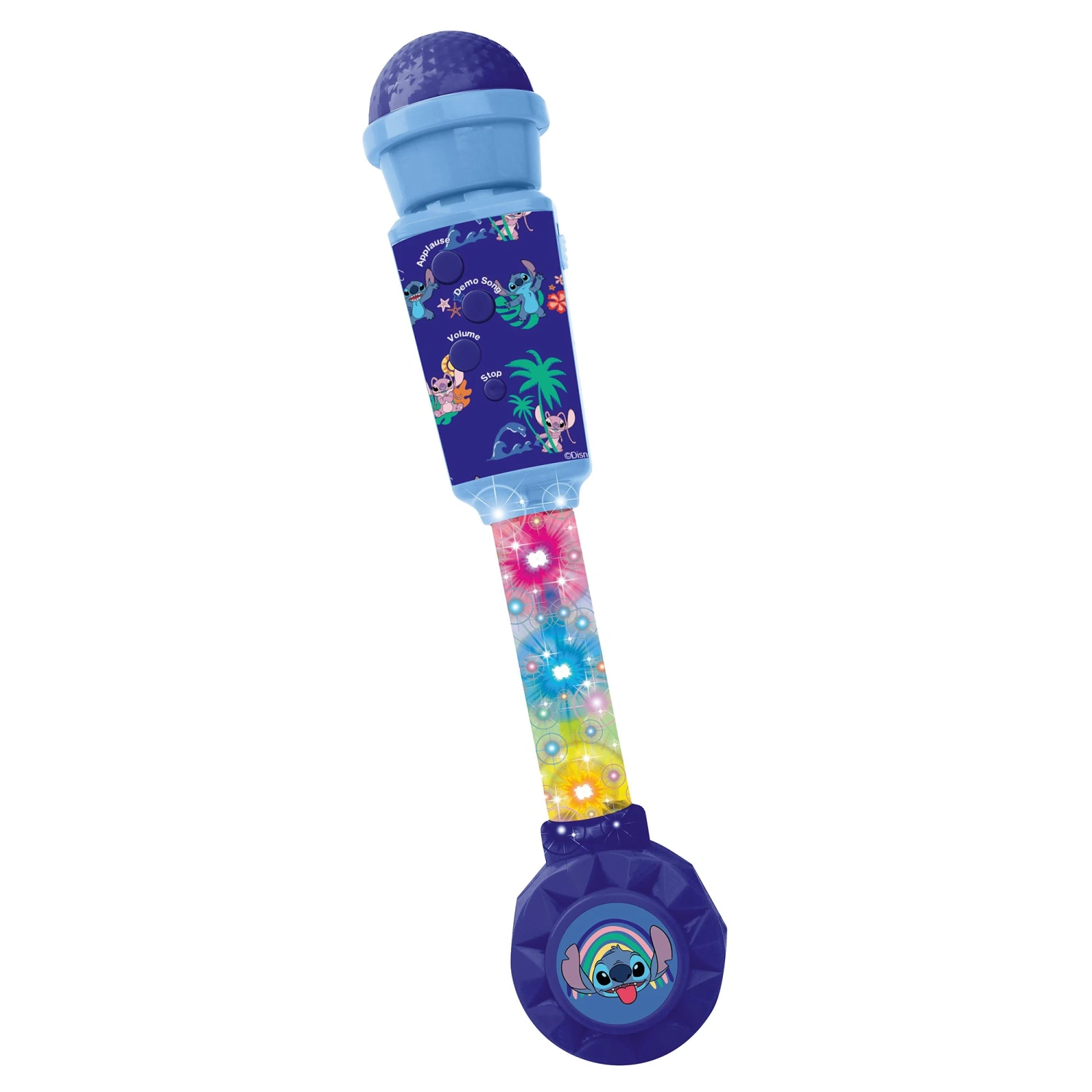 Lexibook Svietiace trendy mikrofón s melódiami - Disney Stitch