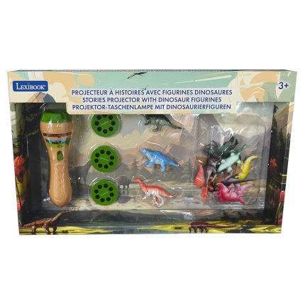 Taschenlampe mit Projektor Dinosaurier – Geschenkset mit Figuren