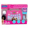 Digitale karaoke-speler met licht met 2 microfoons met licht Barbie