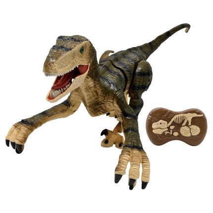 RC dinozaver Velociraptor zvočni učinki