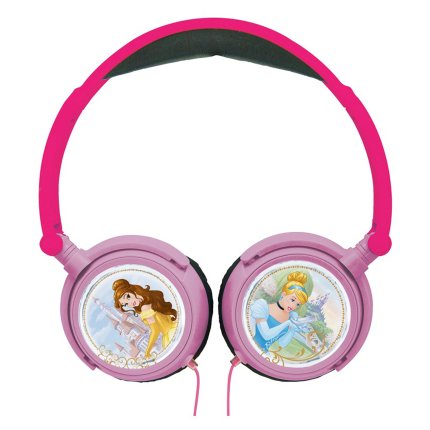 Skladacie drôtové slúchadlá Disney Princezné