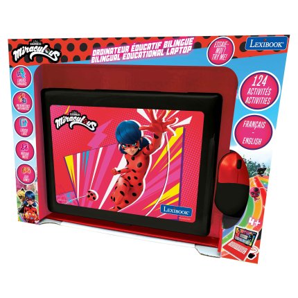 Französisch-Englischer Lern-Laptop Miraculous: Ladybug & Cat Noir