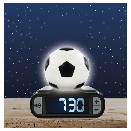Sveglia con luce notturna 3D edizione Calcio