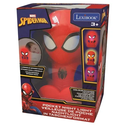 3D dizajnové nočné svetlo 13 cm - Spider-Man