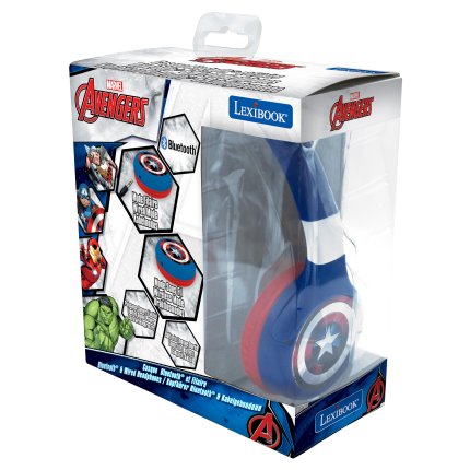 Cuffie wireless pieghevoli Avengers