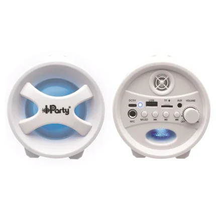 Reproduktor s mikrofónom Boombox iParty