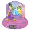 3D budík s projektorom - Disney Princezné