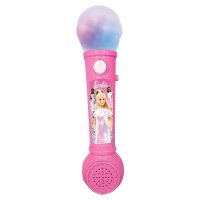 Świecący mikrofon Barbie z melodiami