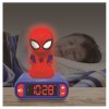Wekker met 3D-nachtlampje van Spider-Man