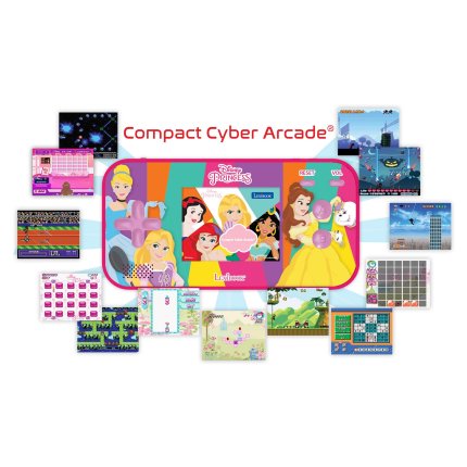 Consolă de joc Compact II Cyber Arcade 2,5" (6,35 cm) Prințesele Disney - 150 de jocuri