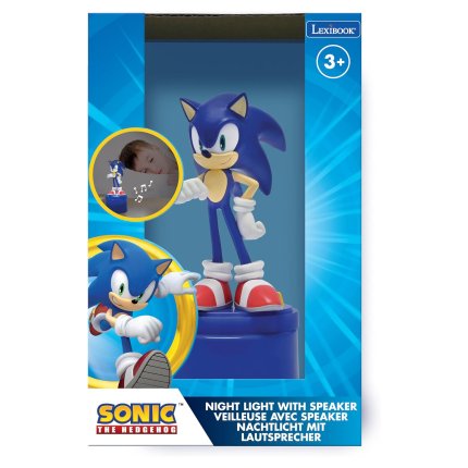 Nočné svetlo s reproduktorom - Sonic