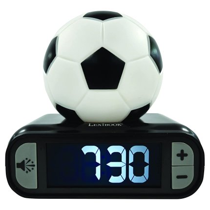 Despertador con luz nocturna 3D - Fútbol