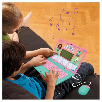 Deutsch-englisches Lern-Notebook Gabbys Puppenhaus