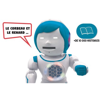 Hovoriaci robot Powerman Kid (francúzsko-anglicky)