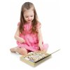 Escuela de vocabulario inglés-español hecha de madera Bio Toys