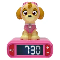 Budík s nočným 3D svetlom Skye - Labková patrola