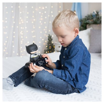 Budík s nočným 3D svetlom Batman