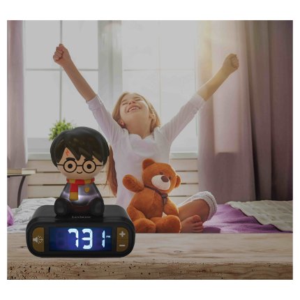 Alarm Clock with 3D Night Light - Harry Potter