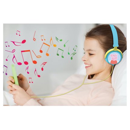 Auriculares plegables con cable - Peppa Pig