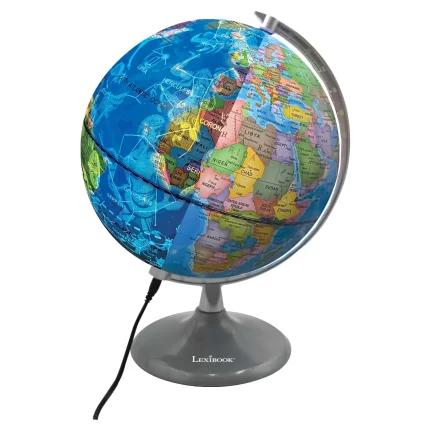 Svítící denní a noční glóbus (anglická verze)