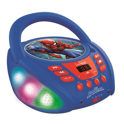 Lettore CD Bluetooth con luci Spider-Man