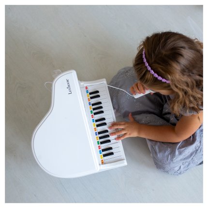 Elektronisches Mini-Klavier mit Mikrofon