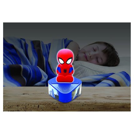 Reproduktor se svítící figurkou - Spider-Man