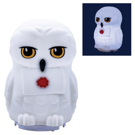 Design LED 3D nachtlampje Uil Hedwig 20 cm