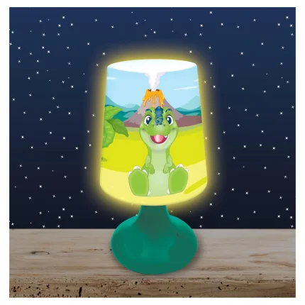 Bezdrôtová nočná lampička - Dinosaury