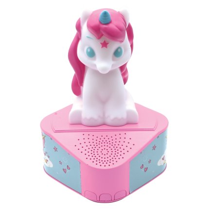 Lautsprecher mit leuchtender Einhorn-Figur