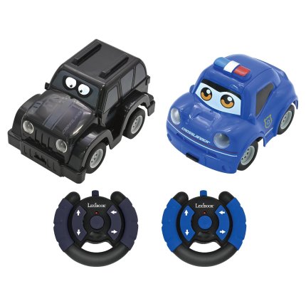 Set de mașini de poliție și hoți Crosslander Twin