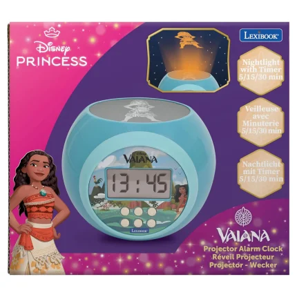 Budík s projektorem - Odvážná Vaiana