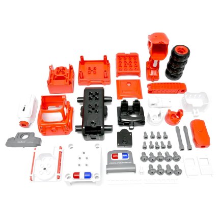 Crosslander Fireman – 3-in-1 Feuerwehrauto mit elektrischem Schraubenzieher