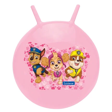Nafukovací skákací míč 45 cm růžový - Tlapková patrola