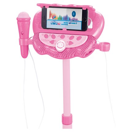 Stand with 2 Mics and Speaker - Barbie