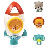 Space Rocket Bath Toy Set with 3 Animals