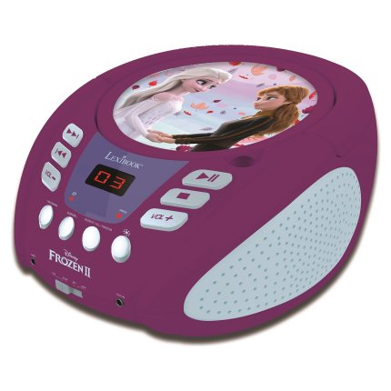 Svietiaci Bluetooth CD prehrávač - Ľadové kráľovstvo