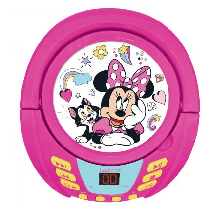 Minnie Mouse Bluetooth CD Player with Lights