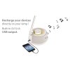 Lampada da tavolo LED con altoparlante