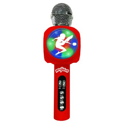 Mikrofon karaoke z głośnikiem Miraculous: Biedronka i Czarny Kot