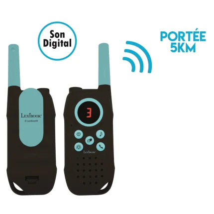 Digitální vysílačky s dosahem až 5 km, 3 kanály