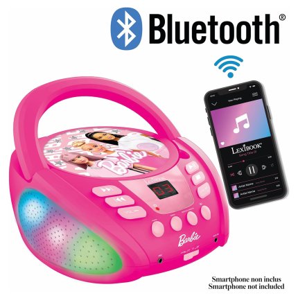 Leuchtender Bluetooth CD-Player Barbie