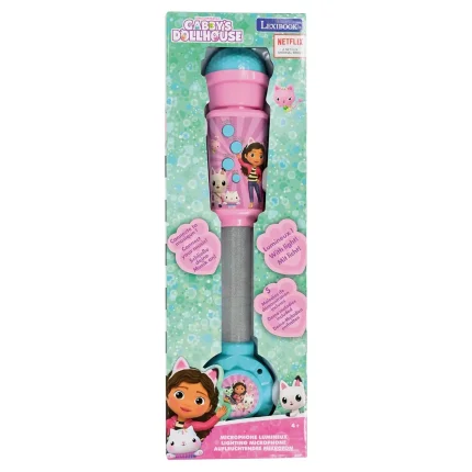 Svítící trendy mikrofon s melodiemi - Gábinin kouzelný domek