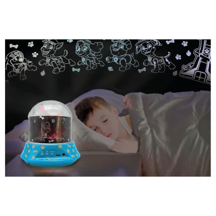 Nočný projektor s reproduktorom - Labková patrola