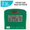 8-Digit Solar Pocket Calculator Green