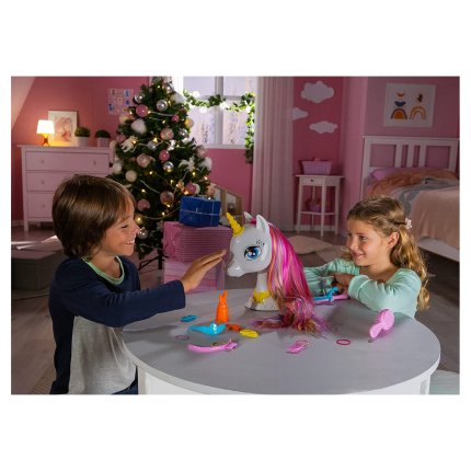 Magischer interaktiver Einhorn-Stylingkopf