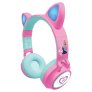 Căști Wireless cu urechi de pisică luminoase Barbie